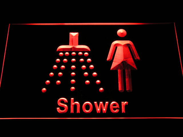 Women Female Girls Shower Room Change Neon Light Sign